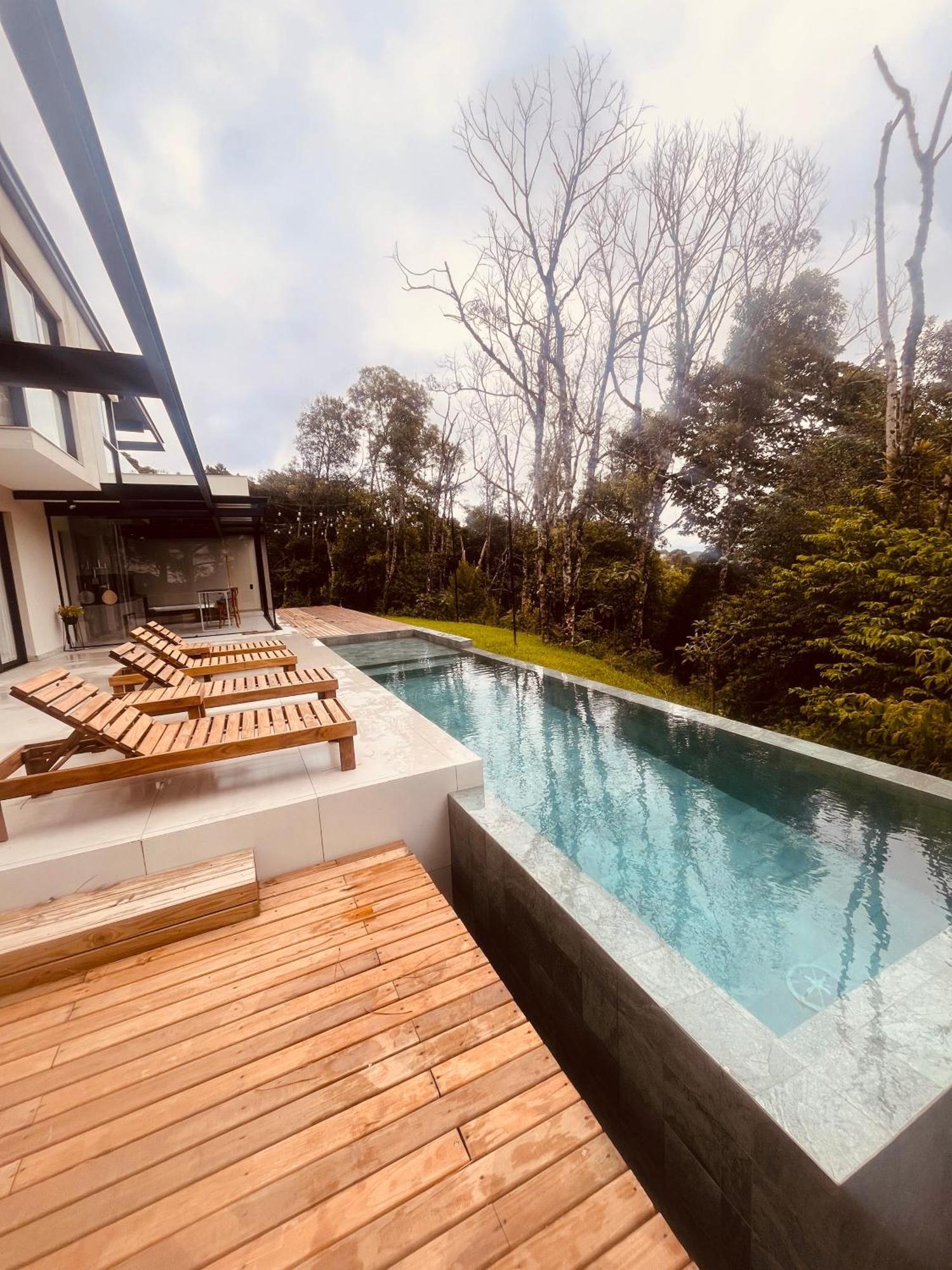 Paraiso Em Rancho Queimado Com Piscina Aquecida Exteriör bild